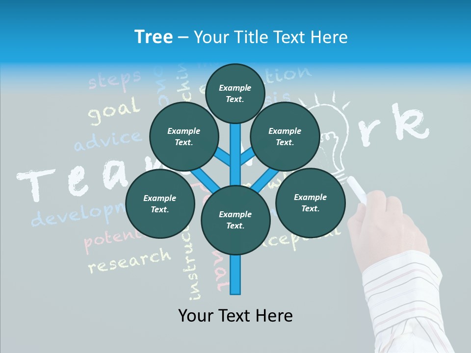 Vision Teamwork Motivate PowerPoint Template