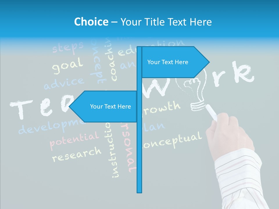 Vision Teamwork Motivate PowerPoint Template