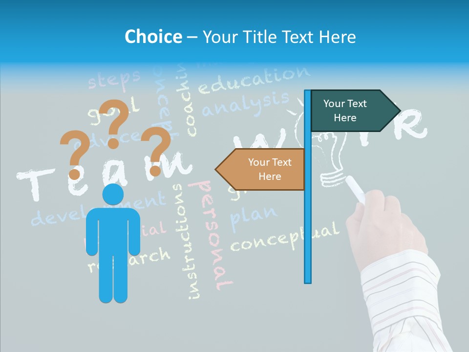 Vision Teamwork Motivate PowerPoint Template
