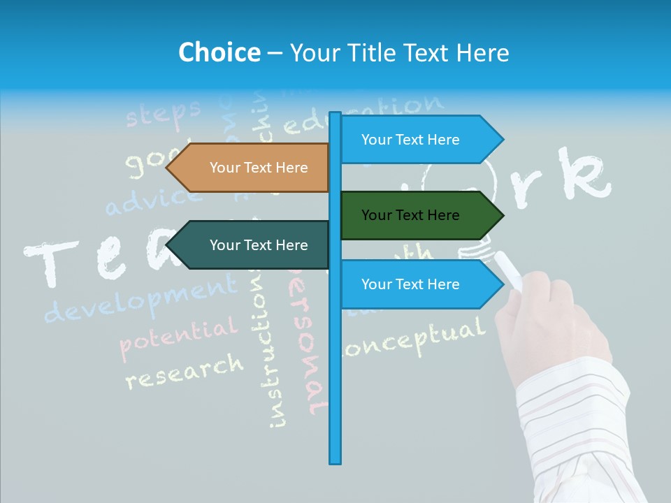 Vision Teamwork Motivate PowerPoint Template