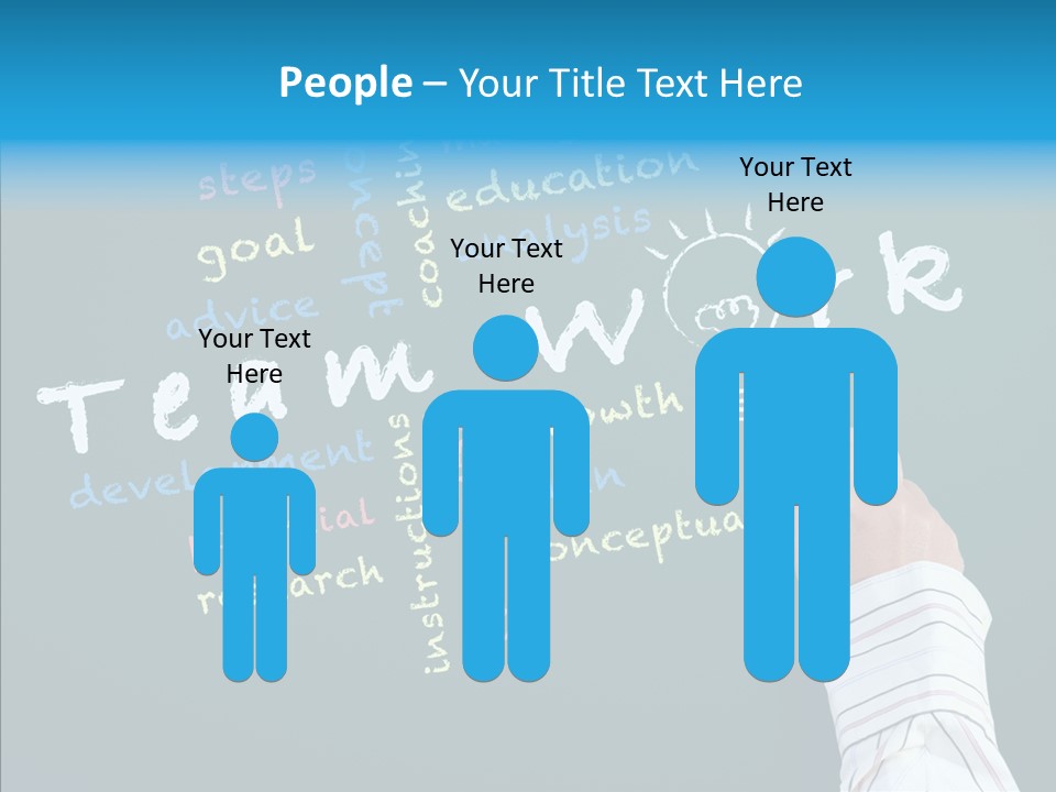 Vision Teamwork Motivate PowerPoint Template