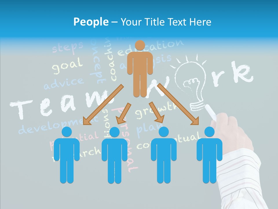 Vision Teamwork Motivate PowerPoint Template