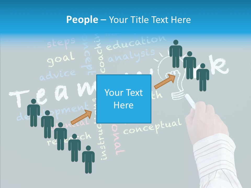 Vision Teamwork Motivate PowerPoint Template