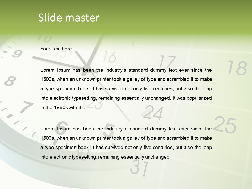 Composite Punctual Management PowerPoint Template