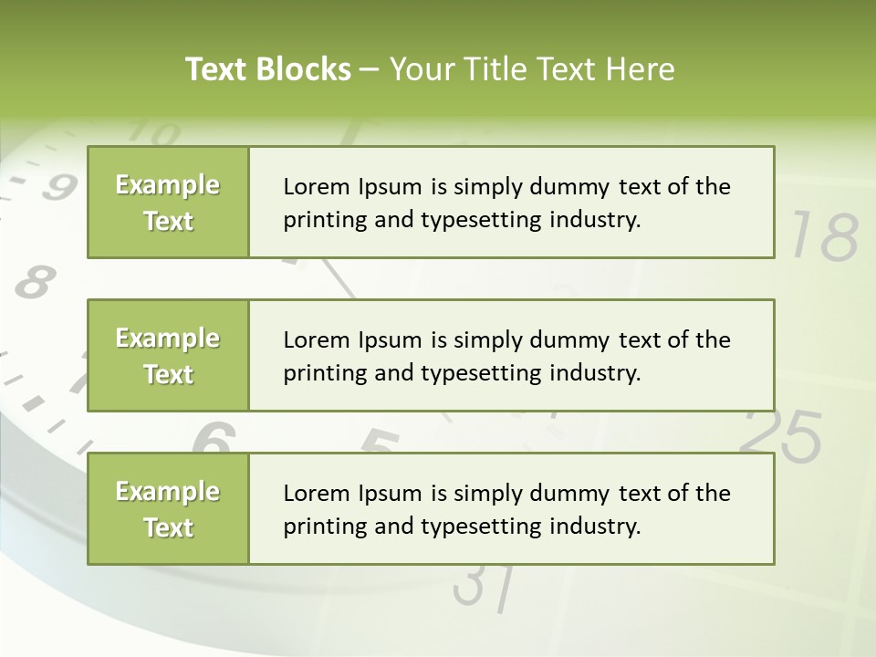 Composite Punctual Management PowerPoint Template