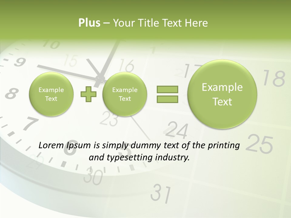 Composite Punctual Management PowerPoint Template