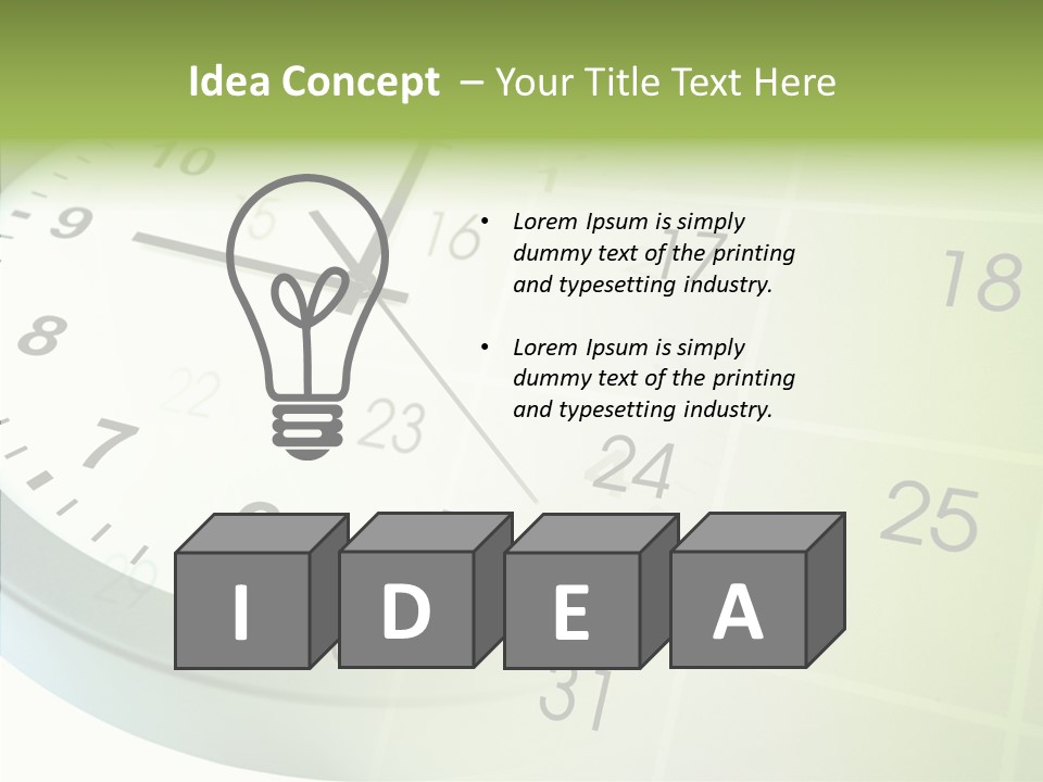 Composite Punctual Management PowerPoint Template