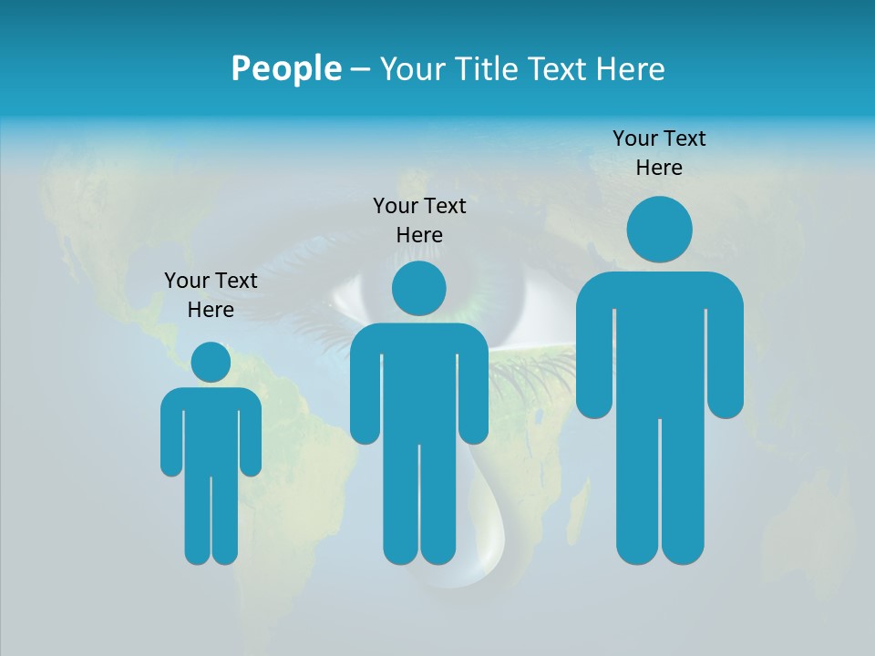 Refugee Poverty Future PowerPoint Template