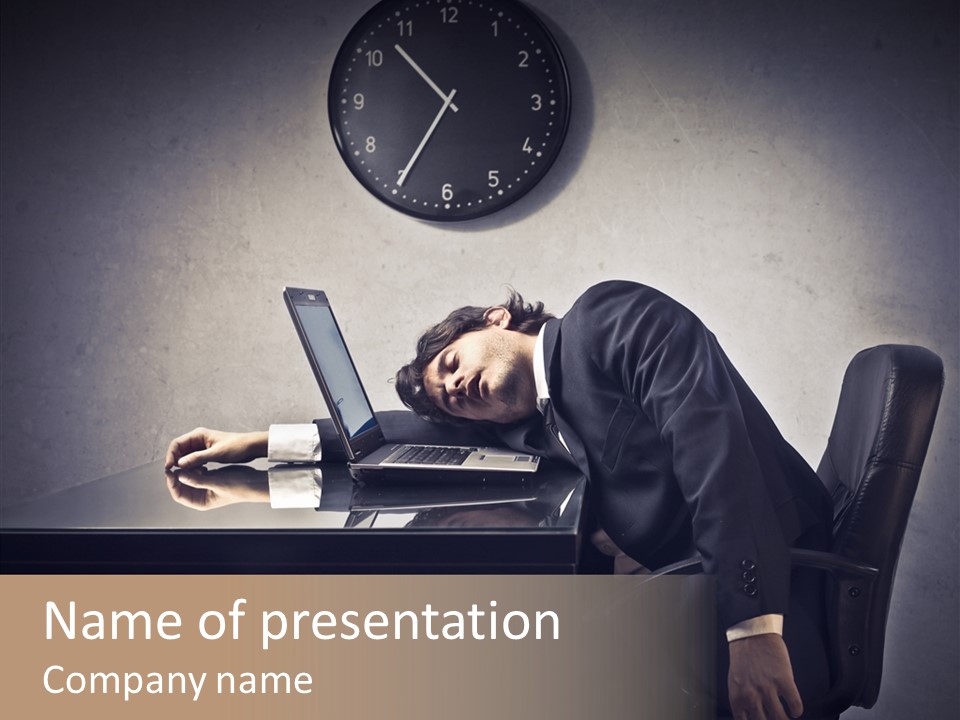 Adult Work Indoor PowerPoint Template