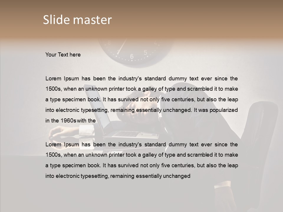 Adult Work Indoor PowerPoint Template