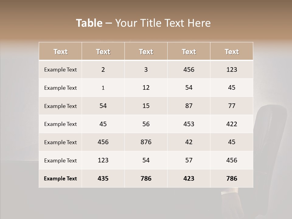 Adult Work Indoor PowerPoint Template