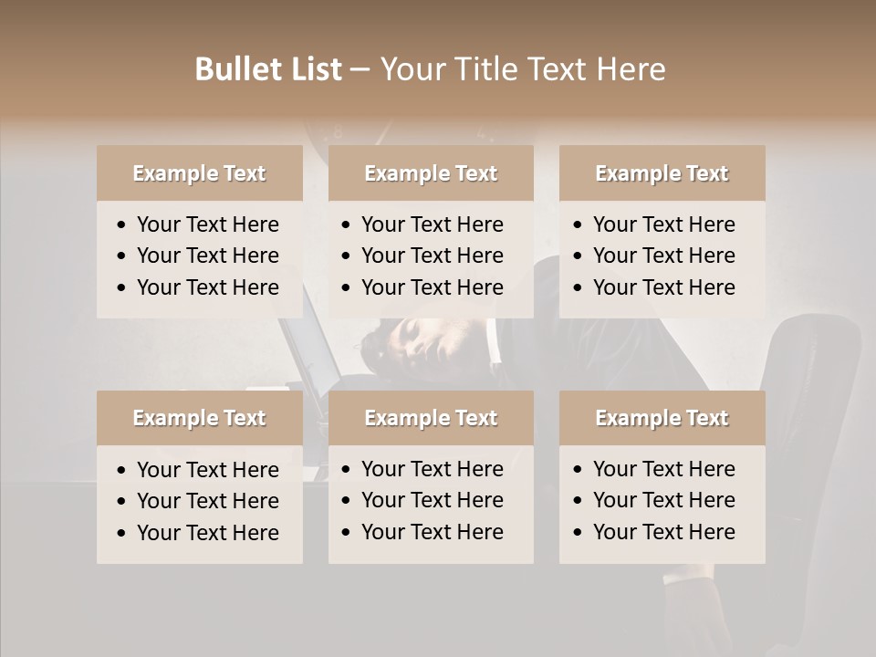 Adult Work Indoor PowerPoint Template