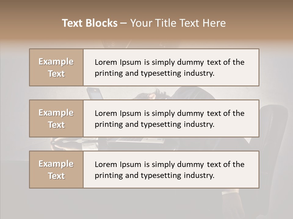 Adult Work Indoor PowerPoint Template