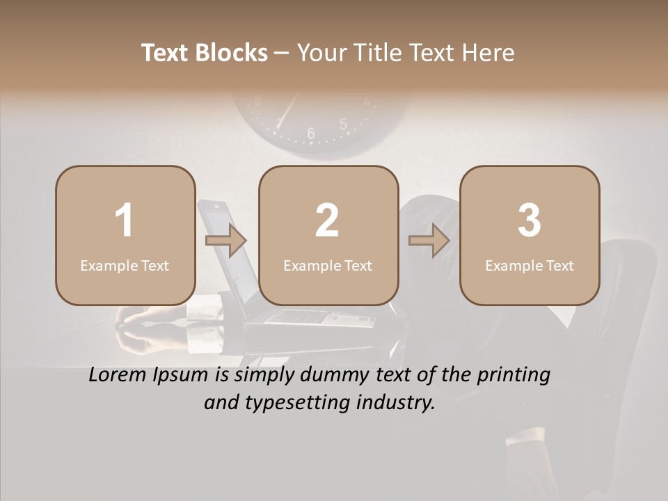 Adult Work Indoor PowerPoint Template