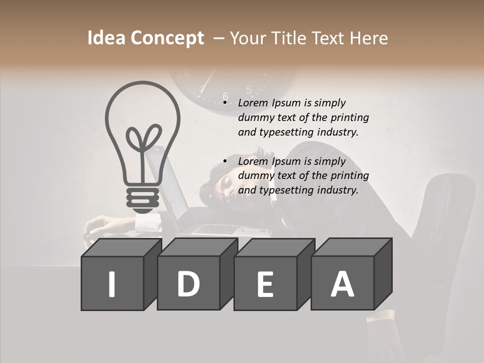 Adult Work Indoor PowerPoint Template