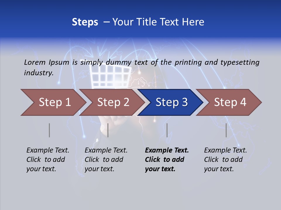 Businessman Education Business PowerPoint Template