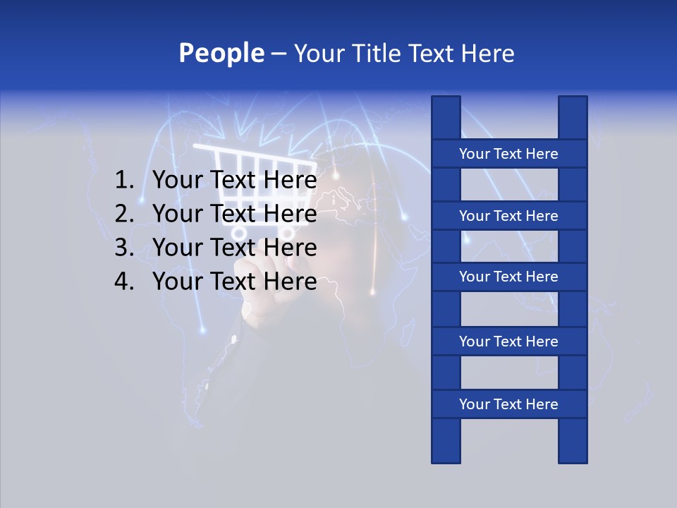Businessman Education Business PowerPoint Template