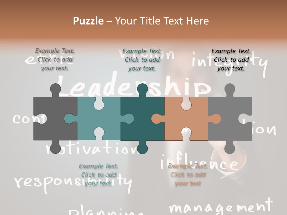 Meeting White Man PowerPoint Template