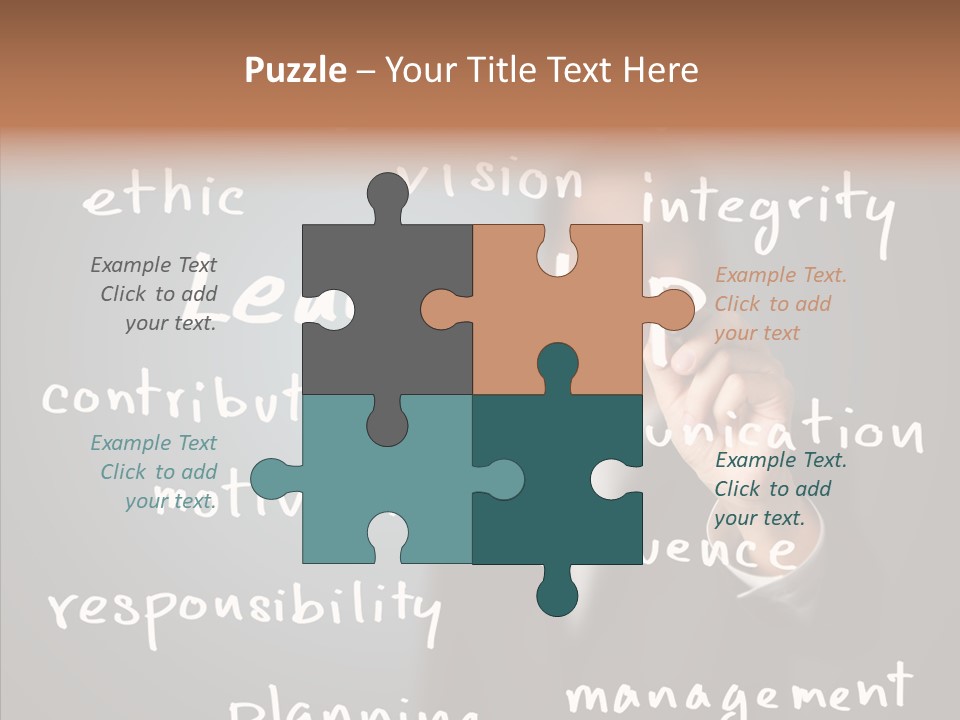 Meeting White Man PowerPoint Template