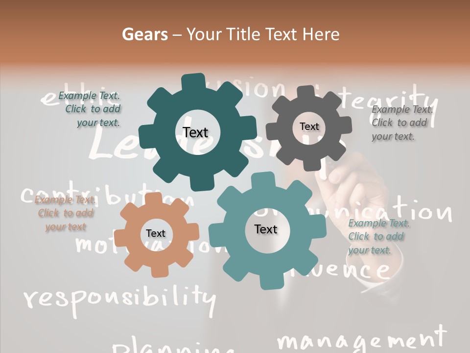 Meeting White Man PowerPoint Template