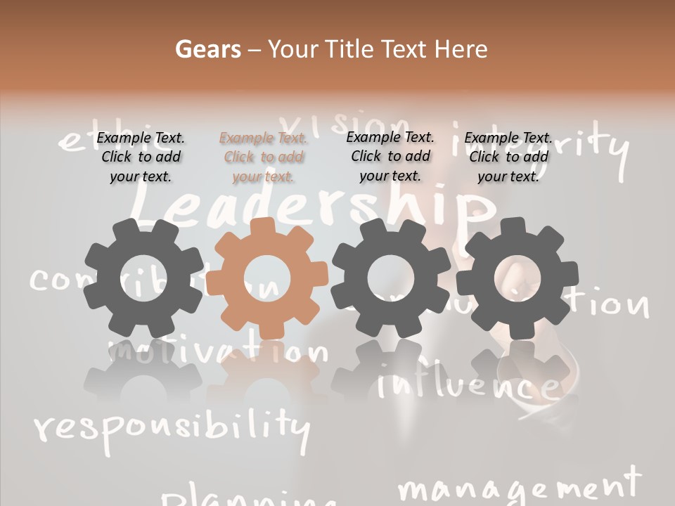 Meeting White Man PowerPoint Template