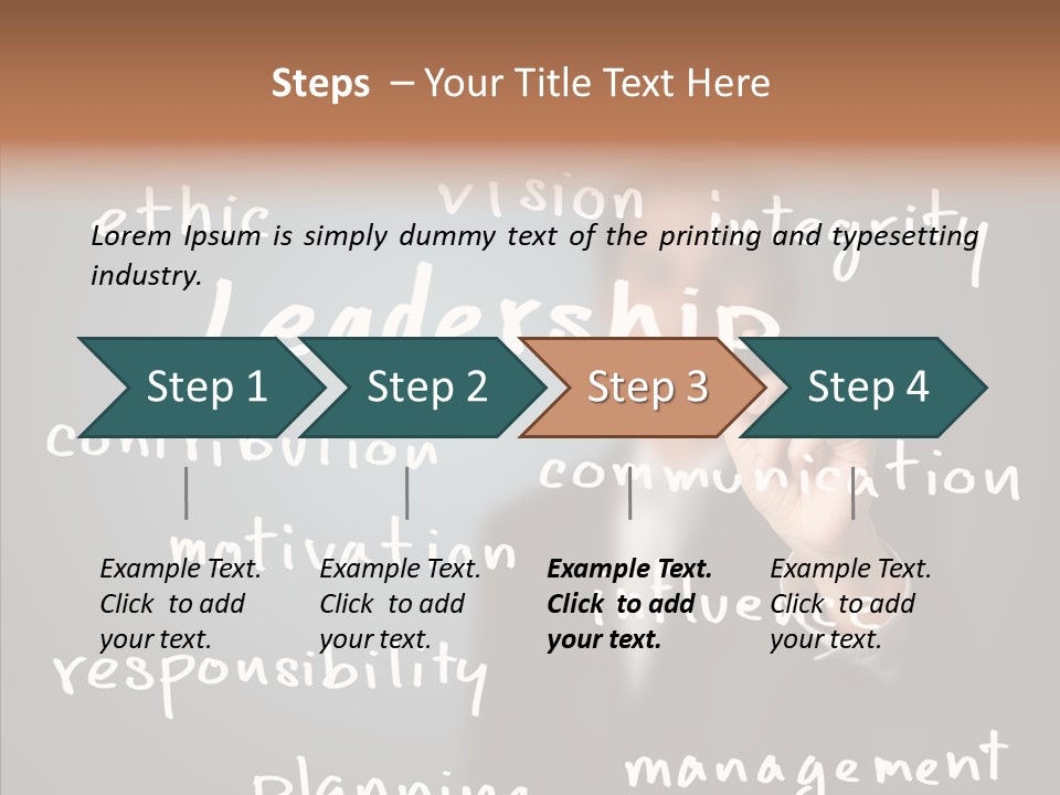 Meeting White Man PowerPoint Template
