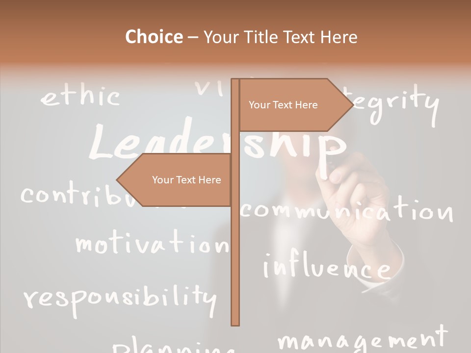 Meeting White Man PowerPoint Template