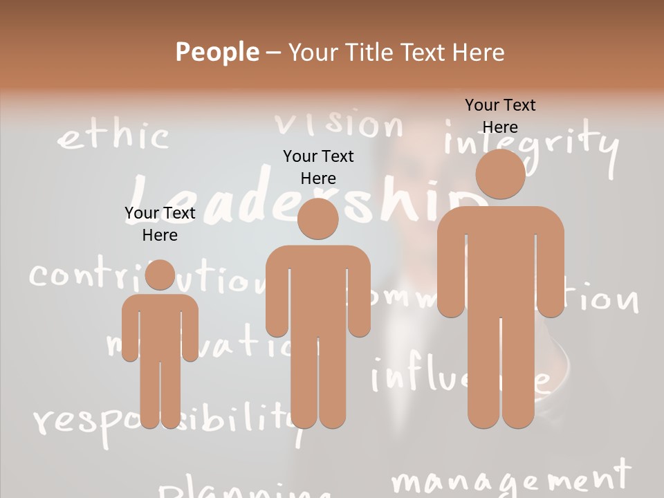 Meeting White Man PowerPoint Template