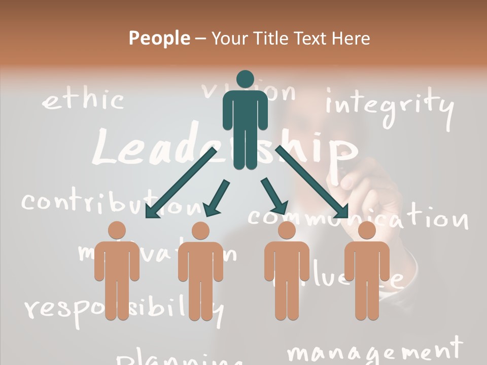 Meeting White Man PowerPoint Template