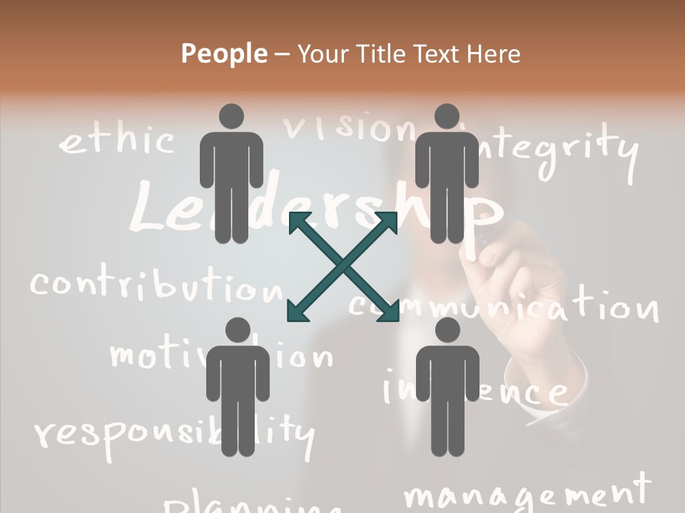 Meeting White Man PowerPoint Template