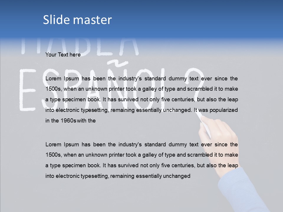 Habla Education Background PowerPoint Template