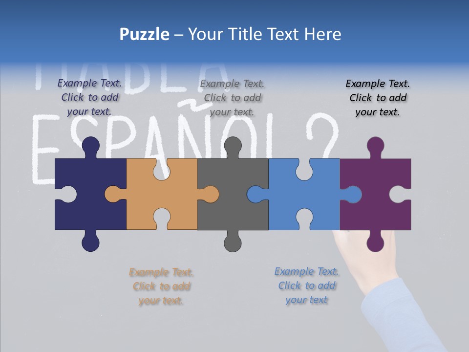 Habla Education Background PowerPoint Template