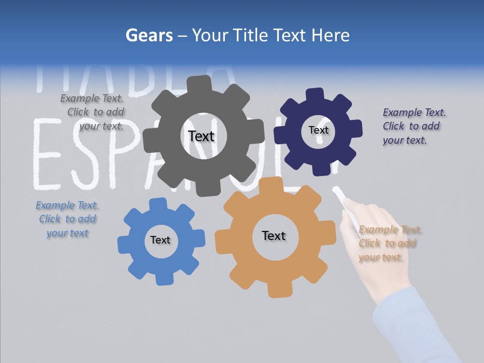 Habla Education Background PowerPoint Template