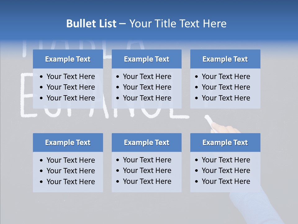 Habla Education Background PowerPoint Template