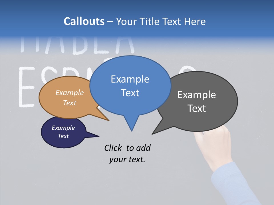 Habla Education Background PowerPoint Template