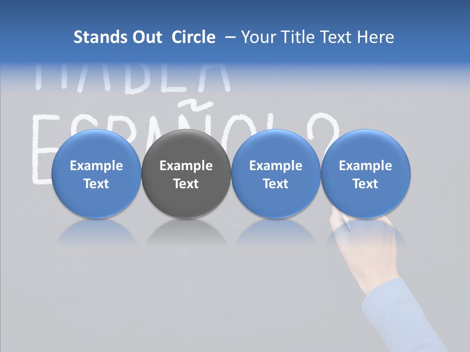 Habla Education Background PowerPoint Template