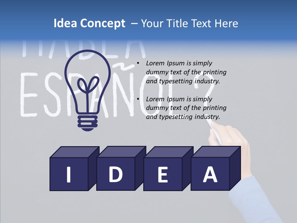 Habla Education Background PowerPoint Template