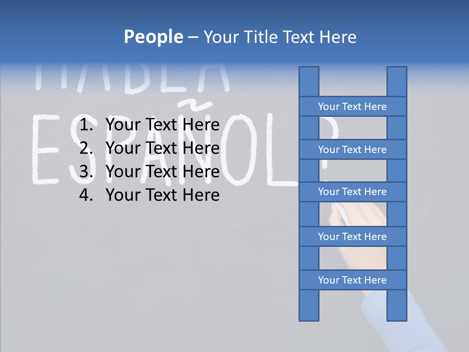 Habla Education Background PowerPoint Template