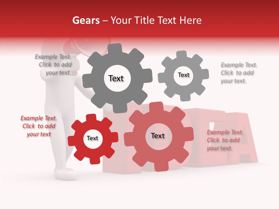 Internet Message Link PowerPoint Template