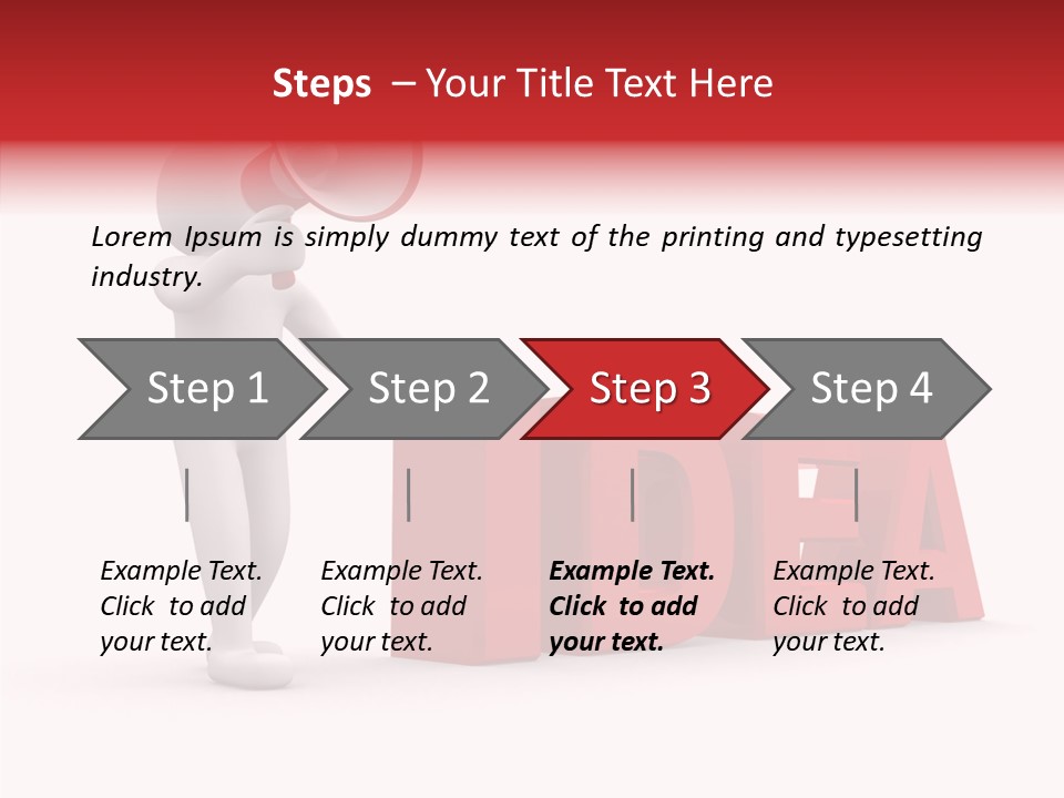 Internet Message Link PowerPoint Template
