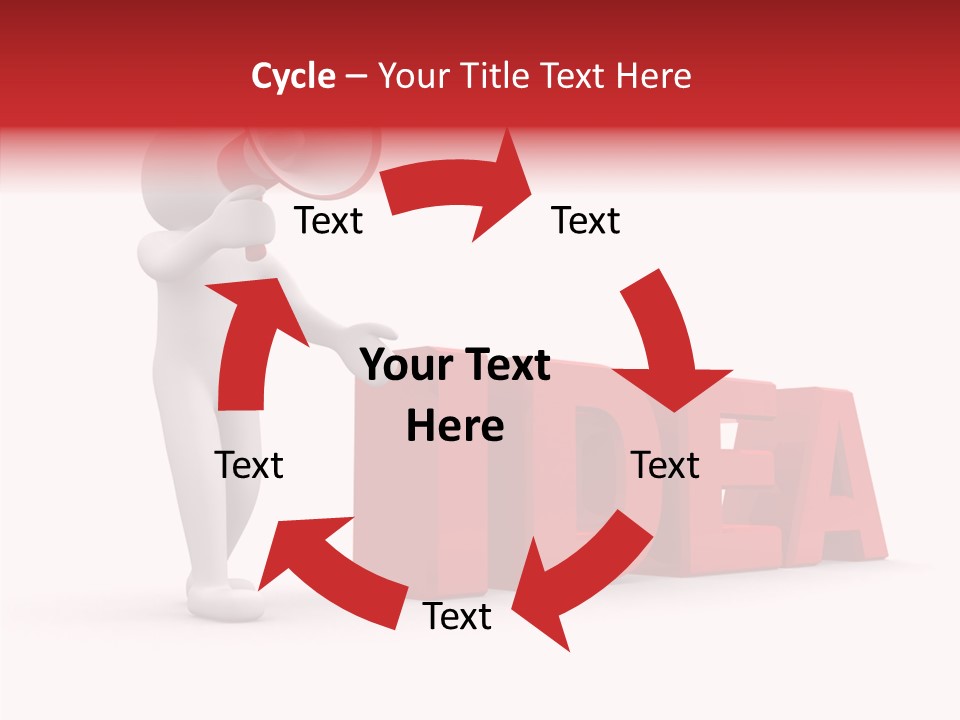 Internet Message Link PowerPoint Template