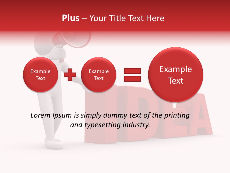 Internet Message Link PowerPoint Template