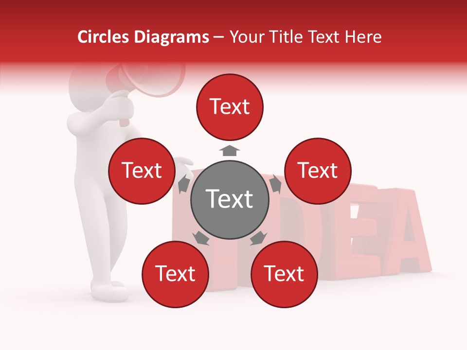 Internet Message Link PowerPoint Template