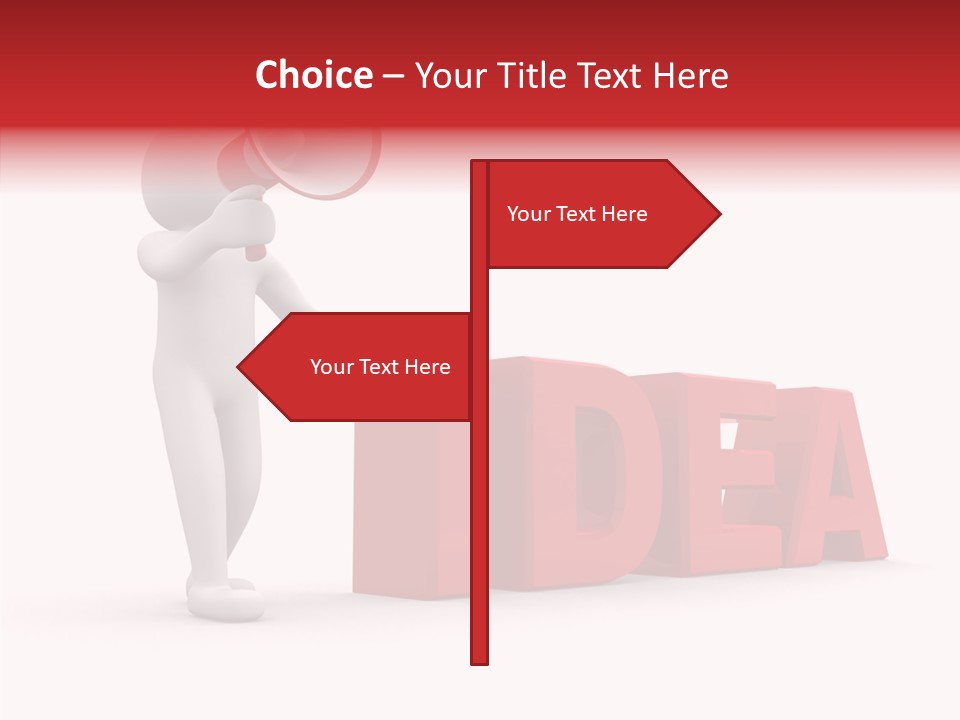 Internet Message Link PowerPoint Template