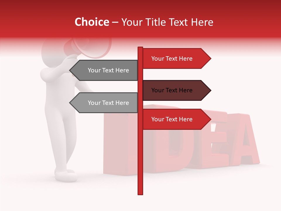 Internet Message Link PowerPoint Template
