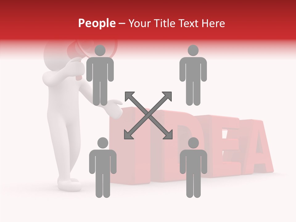 Internet Message Link PowerPoint Template