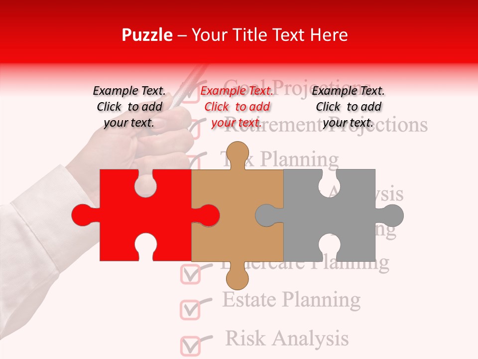 Education Care List PowerPoint Template