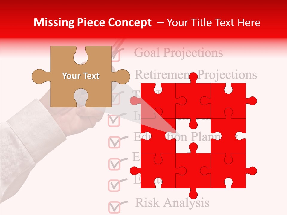 Education Care List PowerPoint Template