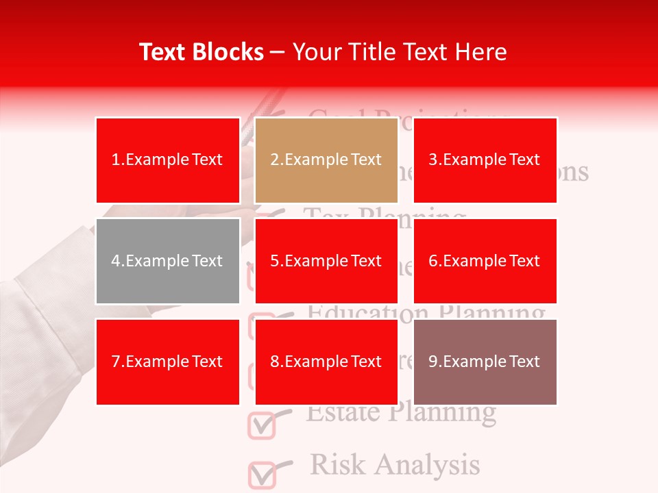 Education Care List PowerPoint Template