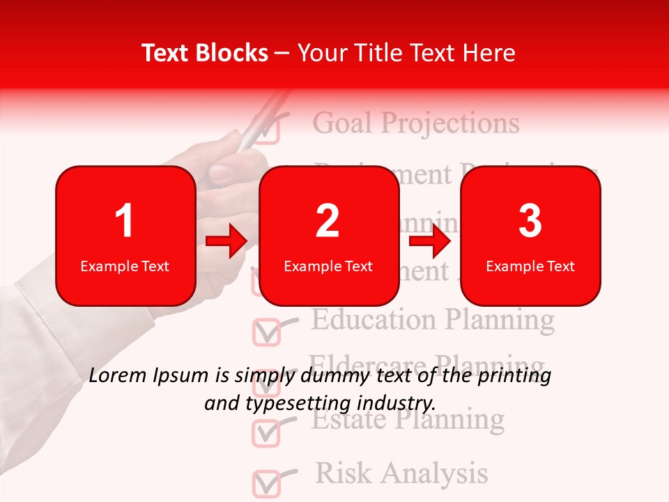 Education Care List PowerPoint Template
